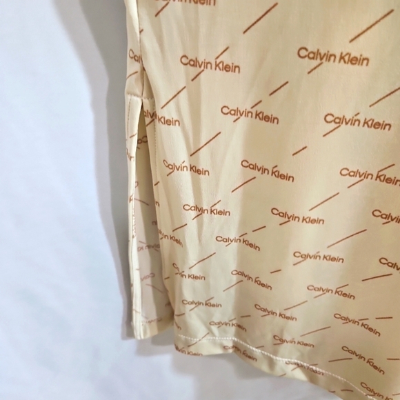 Calvin Klein Yellow Dress Sz 10 NWOT - Picture 3 of 8